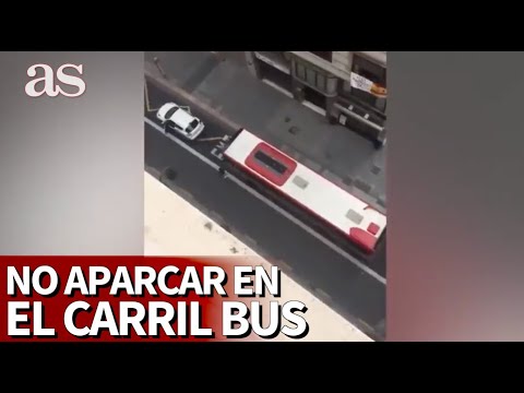 Horarios y normativas de aparcamiento en carril bus de Barcelona