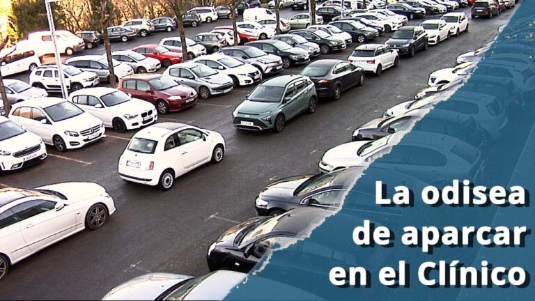 Guía de estacionamiento en el Hospital Clínico